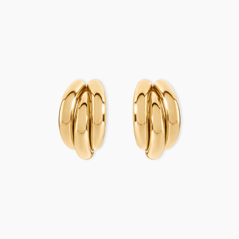 Creoles Or Jaune Kahima - Cr&eacute;oles Femme | Marc Orian