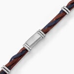 Bracelet Acier Blanc Pacome - Bracelets cuir Homme | Marc Orian