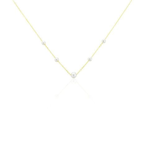 Collier Or Jaune Yolanda Perles De Culture - Colliers avec pierres Femme | Marc Orian