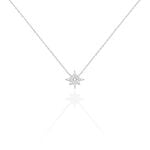 Collier Layana Argent Blanc Oxyde De Zirconium - Colliers avec pierres Femme | Marc Orian
