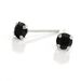 Boucles D'oreilles Puces Daria Or Blanc Oxyde De Zirconium - Puces Femme | Marc Orian