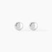 Boucles D'oreilles Puces Virgie Argent Blanc - Puces Femme | Marc Orian