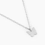 Collier Papilio Argent Blanc - Colliers ras du cou Femme | Marc Orian