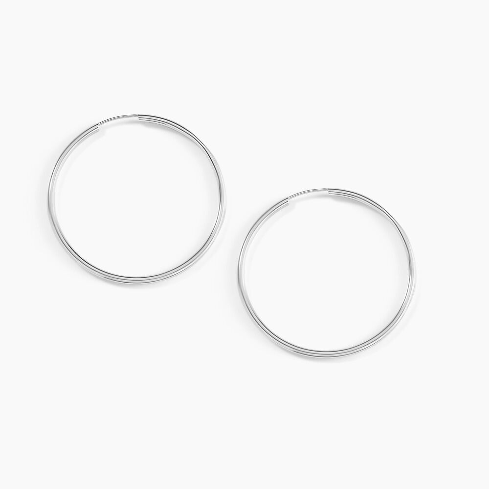 Cr&eacute;oles Valencina Or Blanc - Cr&eacute;oles Femme | Marc Orian