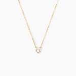 Collier Or Jaune Ava Oxyde De Zirconium - Colliers avec pierres Enfant | Marc Orian