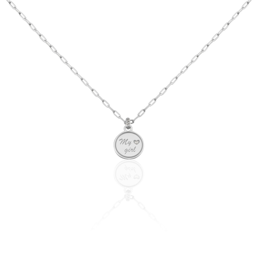 Collier Argent Caspar Oxydes De Zirconium - Colliers avec pierres Femme | Marc Orian
