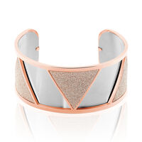 Bracelet Jonc Andrina Acier Rose