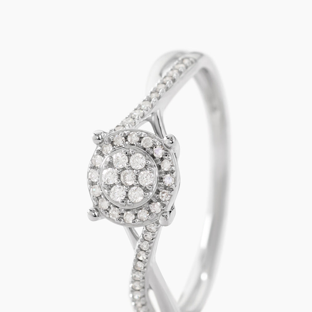 Bague Sigolania Or Blanc Diamant - Parures de mariage Femme | Marc Orian