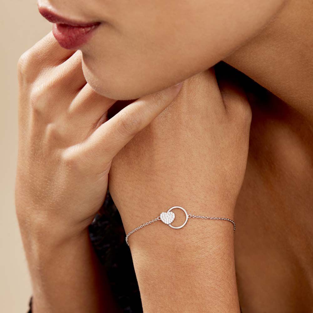 Bracelet Argent Idriss Oxydes De Zirconium - Bracelets chaînes Femme | Marc Orian