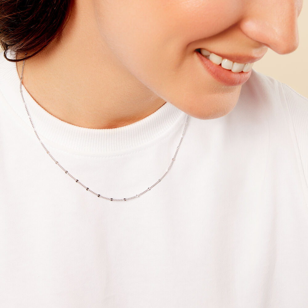 Collier Tessie Argent Blanc - Colliers fantaisie Femme | Marc Orian