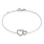 Bracelet Davia Argent Blanc Oxyde De Zirconium - Bracelets fantaisie Femme | Marc Orian