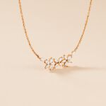 Collier Oralie Argent Rose Oxyde De Zirconium - Colliers avec pierres Femme | Marc Orian