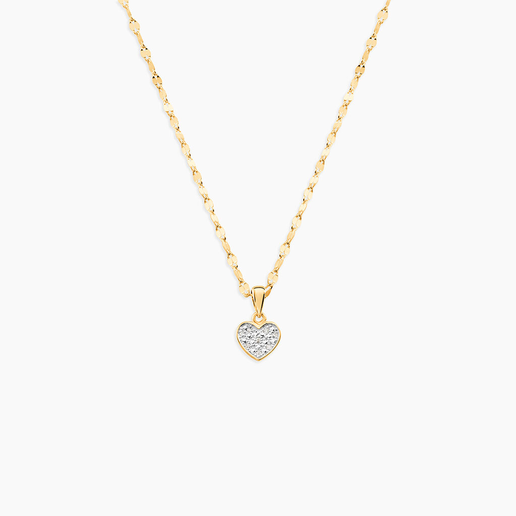 Collier Or Jaune Luminatane Diamant - Colliers avec pierres Femme | Marc Orian