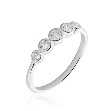 Bague Kumar Argent Oxyde De Zirconium - Bagues avec pierre Femme | Marc Orian