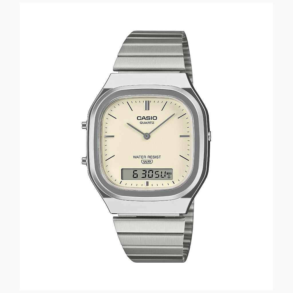 Montre Casio Collection Aq240 Jaune - Montres avec chiffres Unisex | Marc Orian