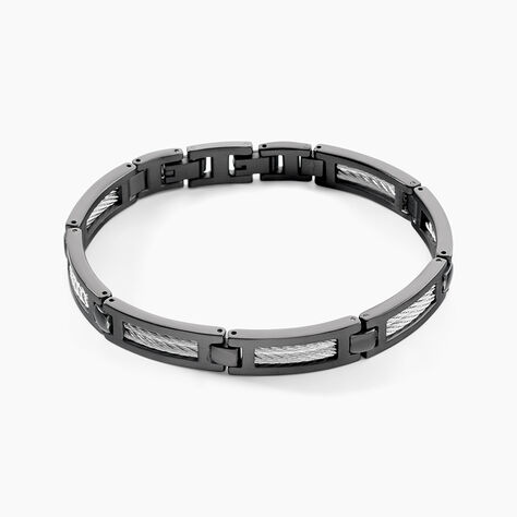 Bracelet Phebus Him Cosme Acier Noir - Bracelets cha&icirc;nes Homme | Marc Orian