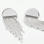Boucles D'oreilles Pendantes Macie Argent Blanc - Pendantes Femme | Marc Orian