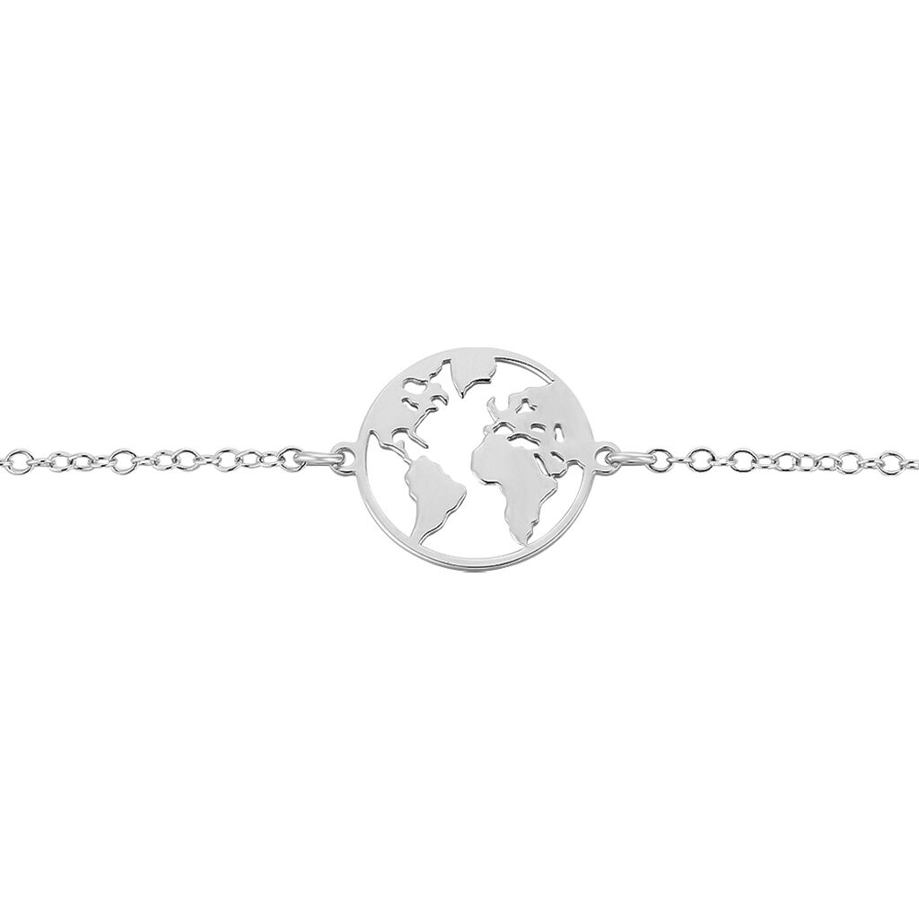 Bracelet Soukaina Argent Blanc - Bracelets chaînes Femme | Marc Orian