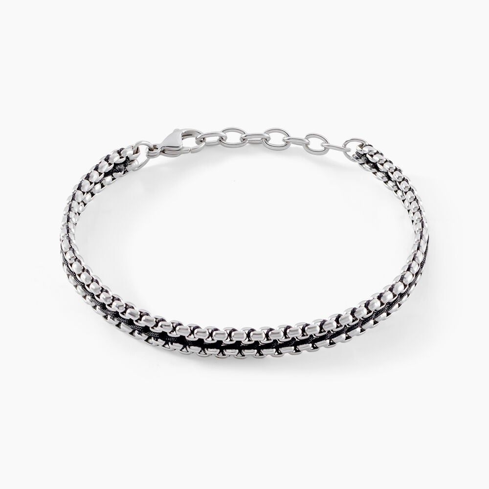 Bracelet Dilhan Acier Blanc - Nouveautés Homme | Marc Orian