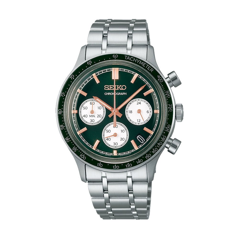 Montre Seiko Sport Chrono Vert - Montres &eacute;tanches Homme | Marc Orian