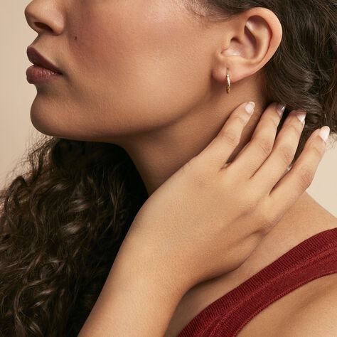 Créoles Bartimee Or Jaune - Boucles d'oreilles Créoles Femme | Marc Orian