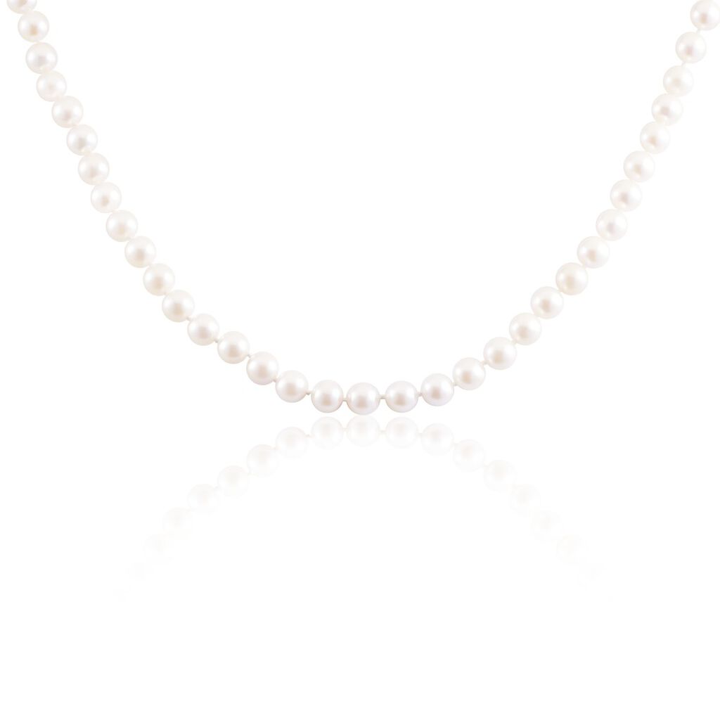 Collier Akoya Or Jaune Perle De Culture D'akoya - Colliers avec pierres Femme | Marc Orian