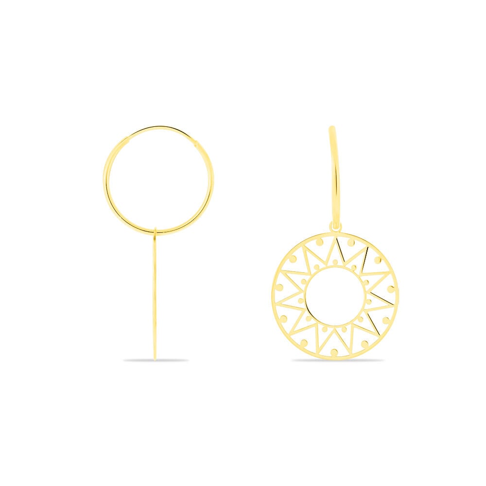 Boucles D'oreilles Pendantes Florent Or Jaune - Pendantes Femme | Marc Orian