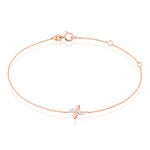 Bracelet Ginila Or Rose Diamant - Bracelets cha&icirc;nes Femme | Marc Orian