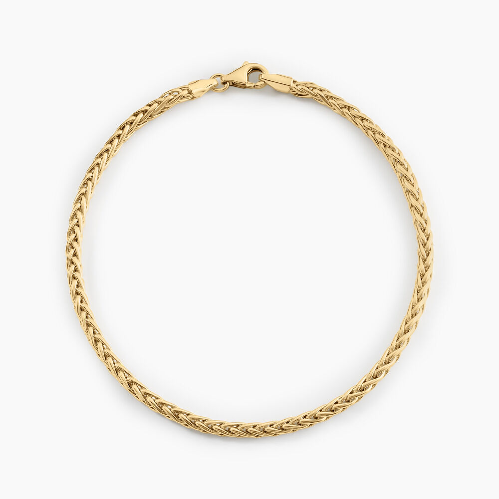Bracelet Jany Maille Palmier Or Jaune - Bracelets mailles Femme | Marc Orian