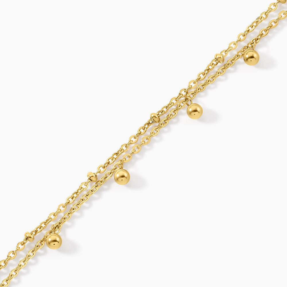 Cha&icirc;ne De Cheville Athena Acier Jaune - Chaines de cheville Femme | Marc Orian