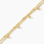 Cha&icirc;ne De Cheville Athena Acier Jaune - Chaines de cheville Femme | Marc Orian