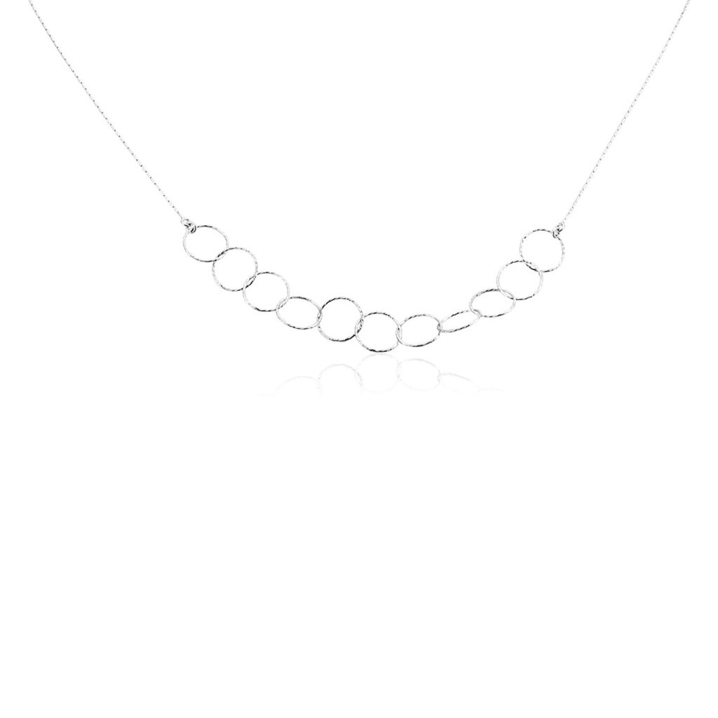 Collier Bulle Argent Blanc - Colliers fantaisie Femme | Marc Orian