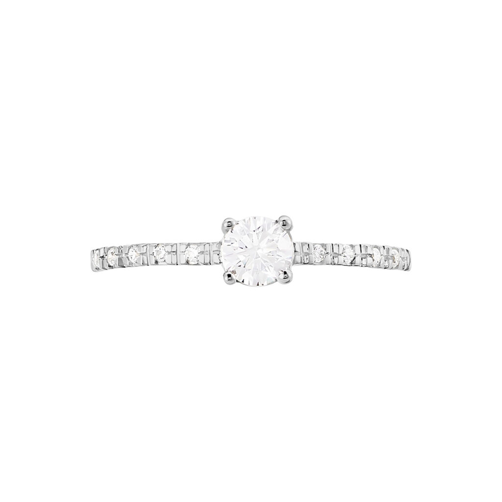 Bague Solitaire Servana Or Jaune Oxyde De Zirconium - Bagues Solitaire Femme | Marc Orian
