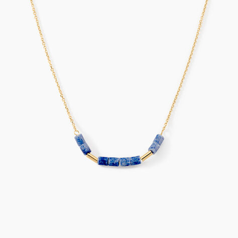 Collier Erdmann Or Jaune Aventurine - Colliers avec pierres Femme | Marc Orian