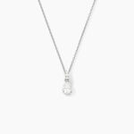 Collier Marie-helena Argent Blanc Oxyde De Zirconium - Colliers avec pierres Femme | Marc Orian