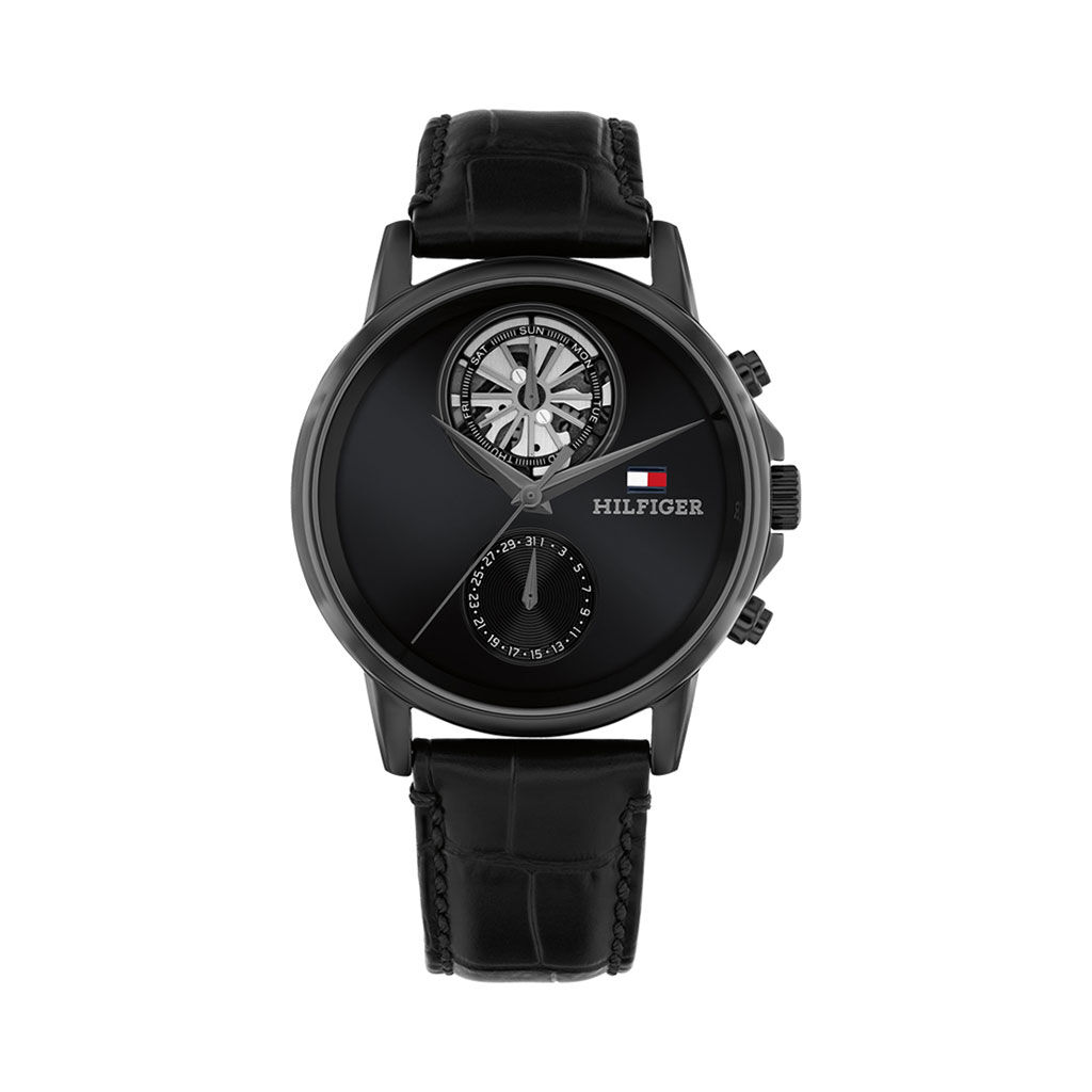 Montre Tommy Hilfiger Stewart Noir - Montres &eacute;tanches Homme | Marc Orian