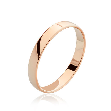 Alliance Ruban Bombe Or Rose - Alliances classiques Famille | Marc Orian