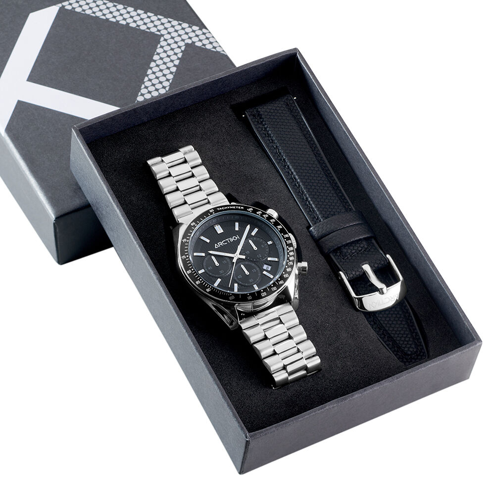 Coffret Montre Arctik Abyss Noir - Montres &eacute;tanches Homme | Marc Orian