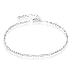 Bracelet Anthia Argent Blanc Oxyde De Zirconium - Bracelets chaînes Femme | Marc Orian
