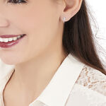 Boucles D'oreilles Puces Azzedine Salamandre Or Blanc - Puces Femme | Marc Orian