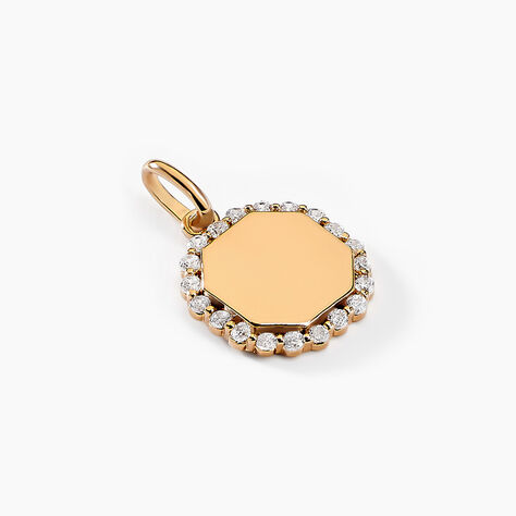 Pendentif Tissem Plaqué Or Doré Oxyde De Zirconium - Pendentifs Femme | Marc Orian