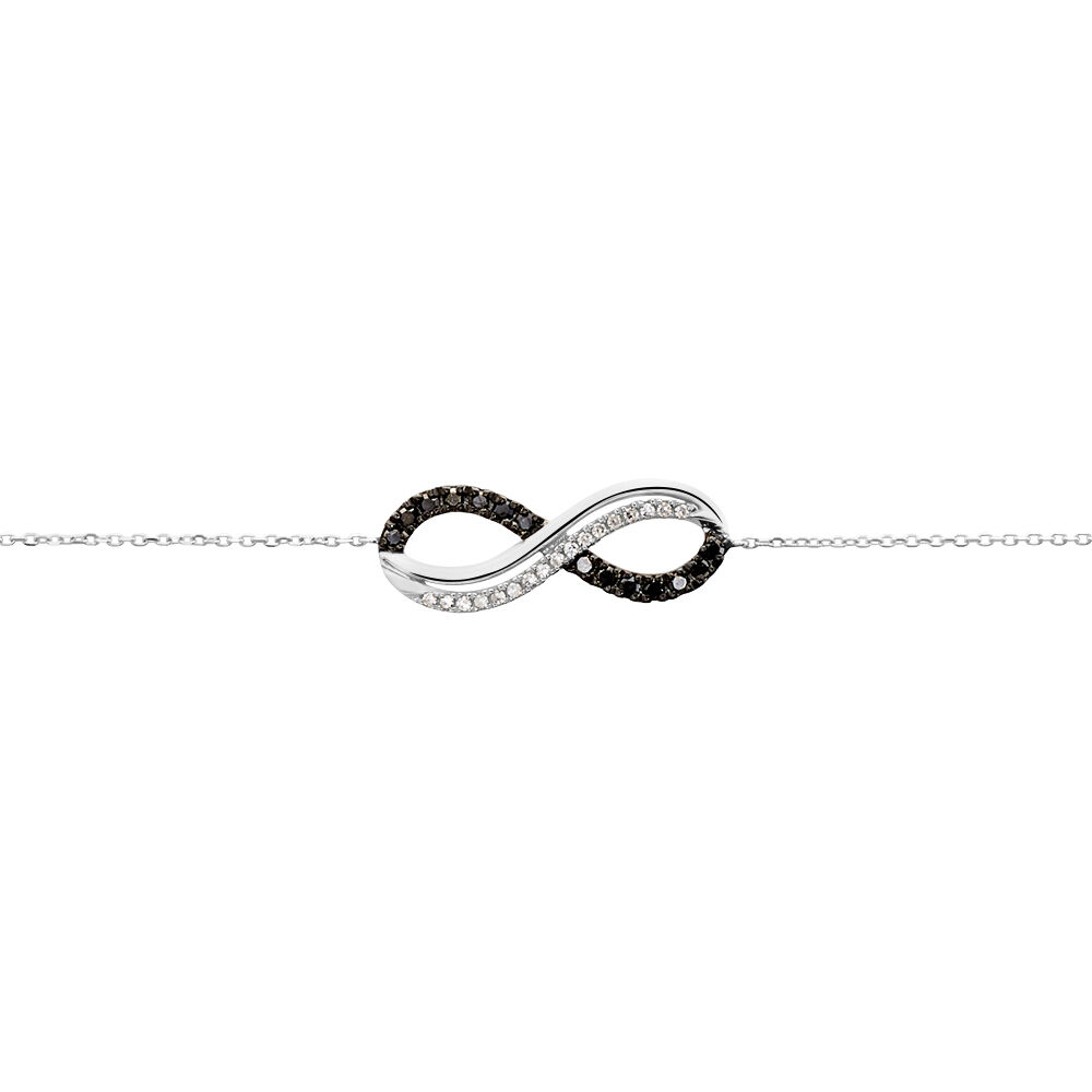 Bracelet Rejane Or Blanc Diamant - Bracelets chaînes Femme | Marc Orian