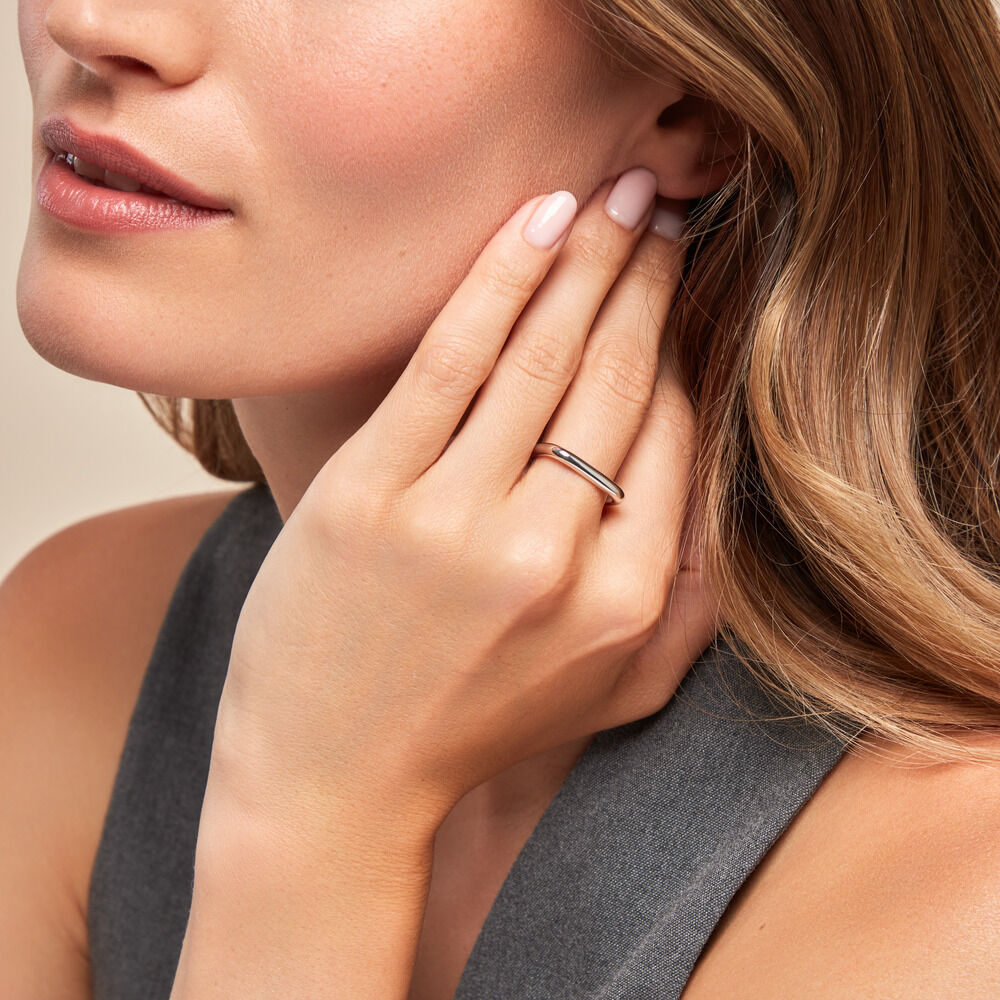 Bague Ocean Argent Blanc - Bagues grosses Femme | Marc Orian