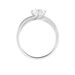Bague Solitaire Essie Argent Blanc Oxyde De Zirconium - Solitaires Femme | Marc Orian