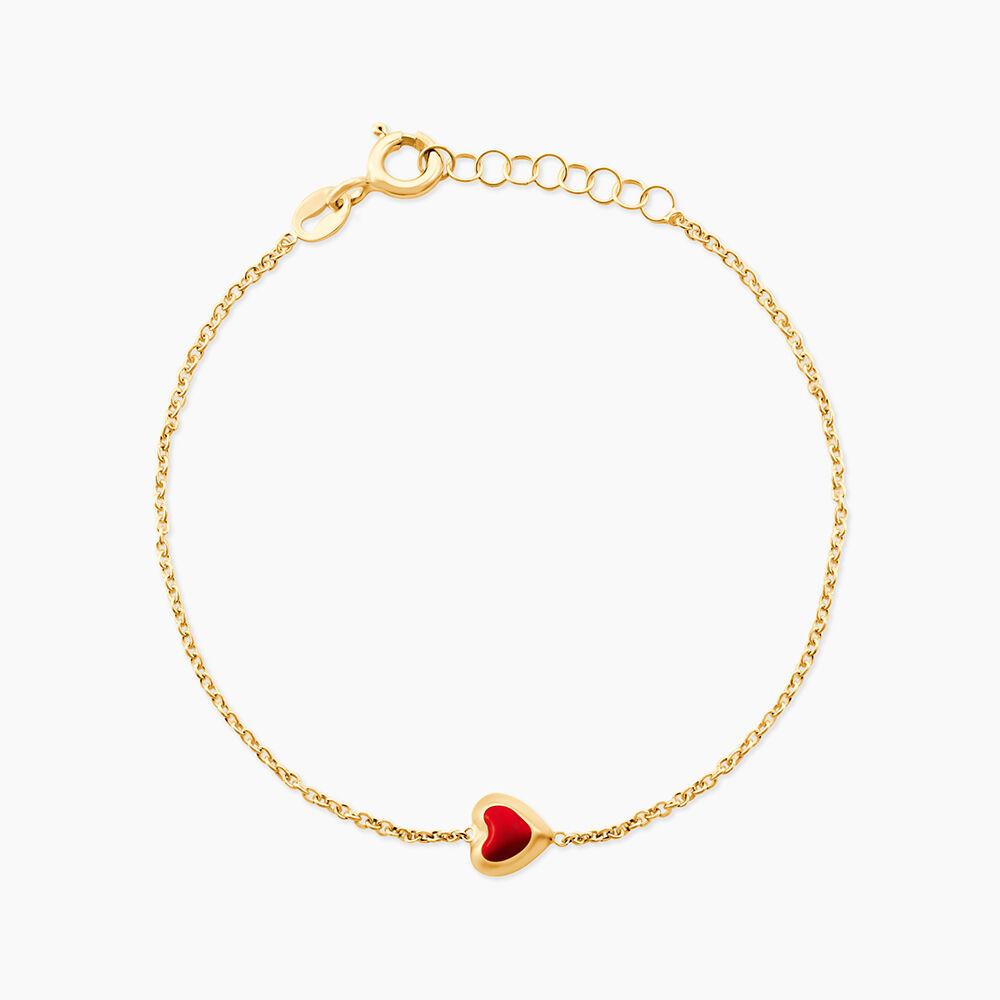 Bracelet Coralie Coeur Or Jaune - Bracelets chaînes Enfant | Marc Orian