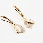 Boucles D'oreilles Pendantes Plaqu&eacute; Or Jaune Simao Oxydes De Zirconium - Pendantes Femme | Marc Orian