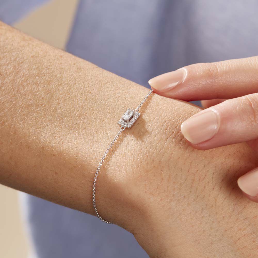 Bracelet Rio Argent Blanc Oxyde De Zirconium - Bracelets fantaisie Femme | Marc Orian
