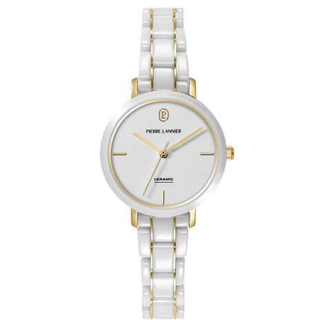 Montre Pierre Lannier Ceramic Blanc - Nouveautés Femme | Marc Orian