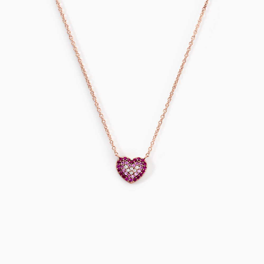 Collier Reflets Romantiques Argent Rose Oxyde De Zirconium - Colliers avec pierres Femme | Marc Orian