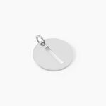 Pendentif Elio I Argent Blanc - Bijoux fantaisie Famille | Marc Orian